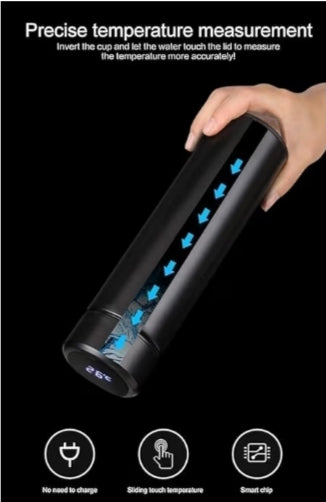 Smart Led Display Temperature Bottle Vacuum Flask Stainless Steel | Leakproof | Travel, Kids, Fitness, Sports, Gym, Workout 500ml (Any Color)