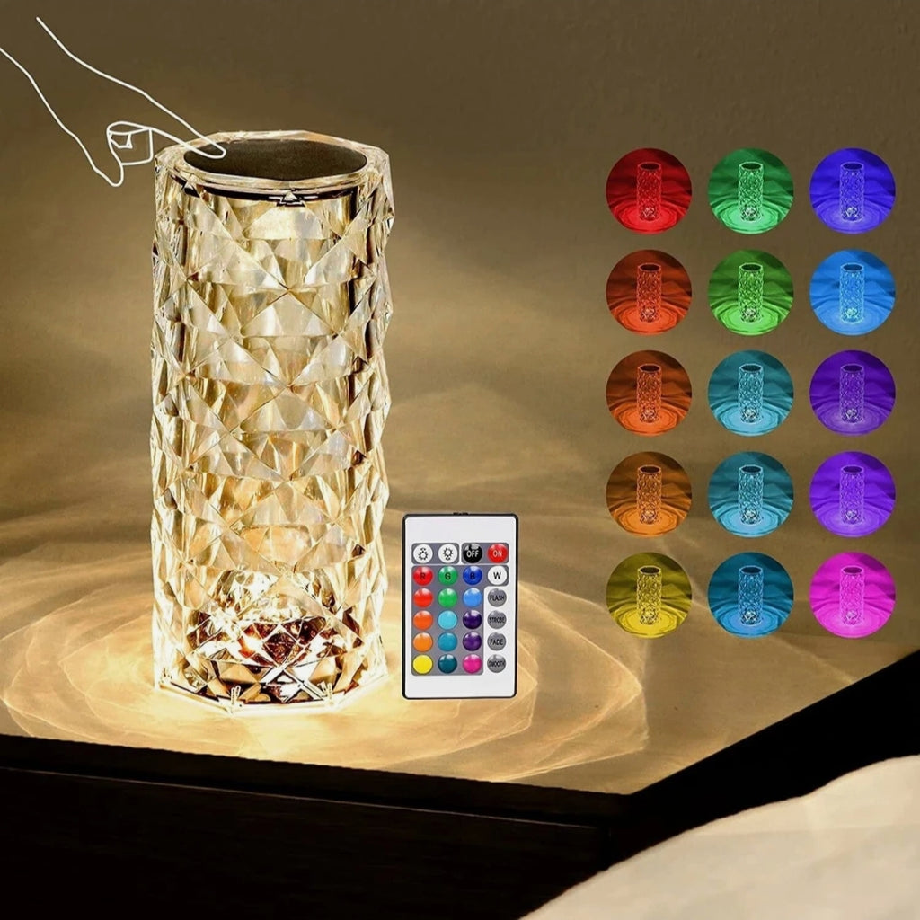 Rose diamond table lamp