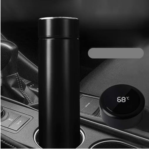 Smart Led Display Temperature Bottle Vacuum Flask Stainless Steel | Leakproof | Travel, Kids, Fitness, Sports, Gym, Workout 500ml (Any Color)