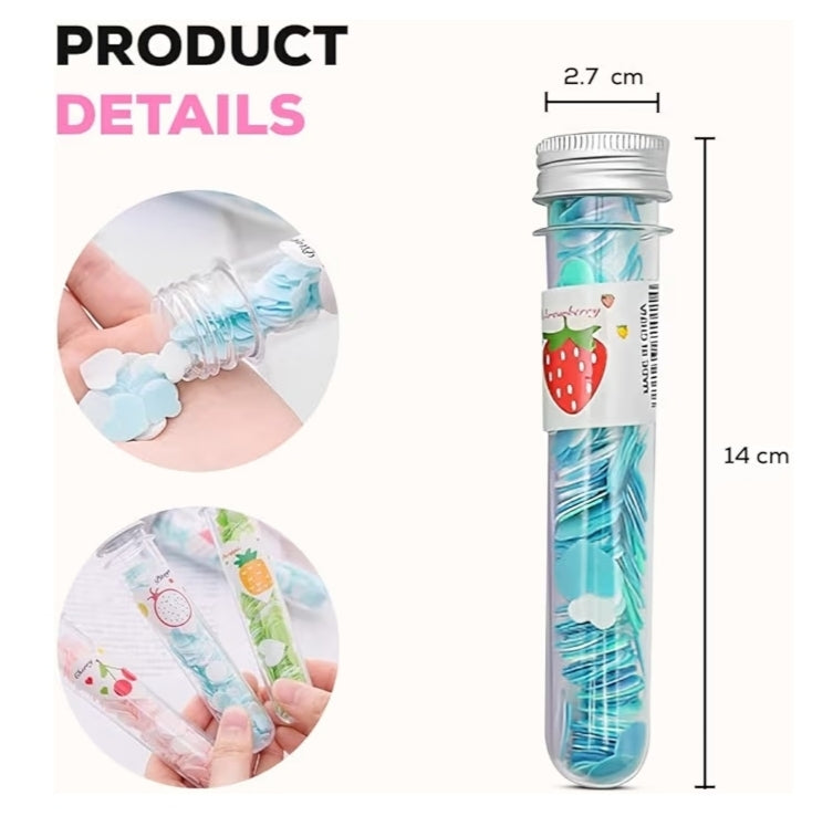 Disposable Paper Soap Tube, Mixed Fragrance Paper Soap Sheets, Flower Design, Compact and Portable, Gentle on All Skin Types, Dissolves Easily, Hygienic and Travel-Friendly pack of 3 and3 free